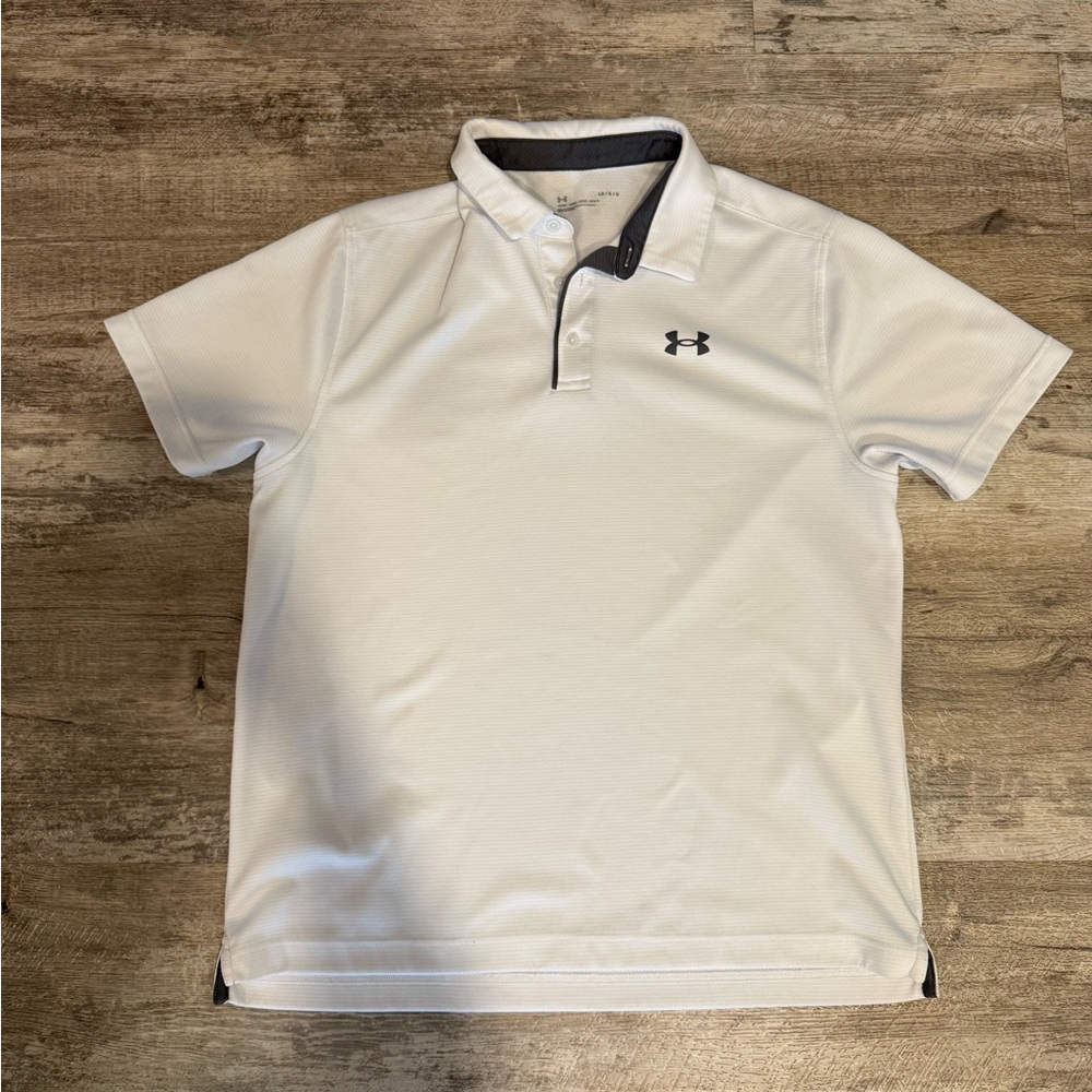 Under Armour Men's Classic White Polo